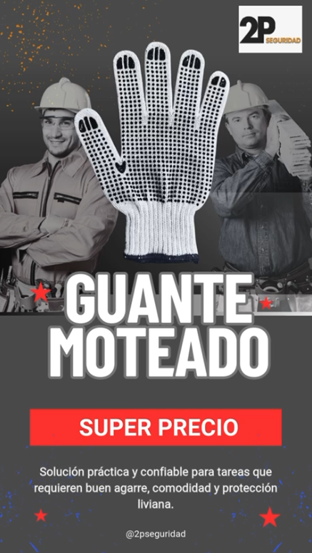 promo guante moteado