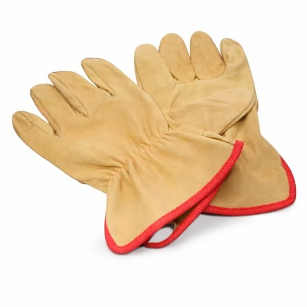 GUANTE VAQUETA AMARILLA 1/2 PASEO TALLE 10