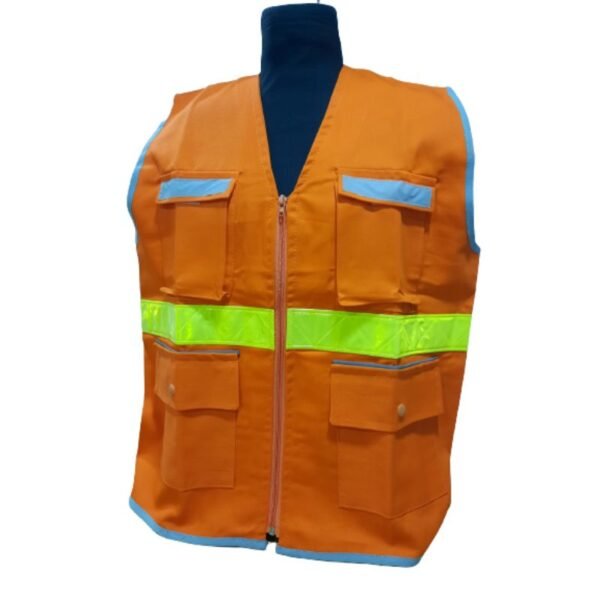 CHALECO GEOLOGICO/ TACTICO VIAL GABARDINA  2P SEGURIDAD