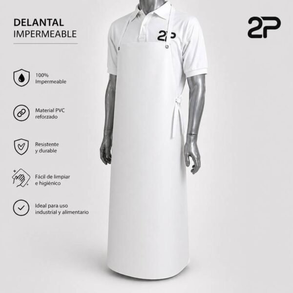 DELANTAL PVC 1.20 X 0.90 texturizado