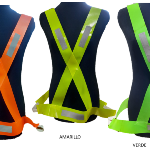 BANDOLERA PVC CON REFLEX