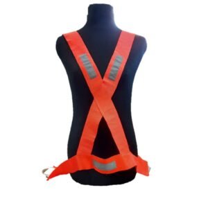 BANDOLERA TEXTIL CON REFLEX