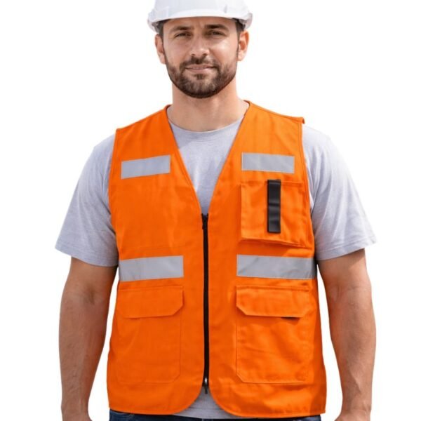 CHALECO VIAL GEOLOGICO/ MINERO 3 BOLSILLOS