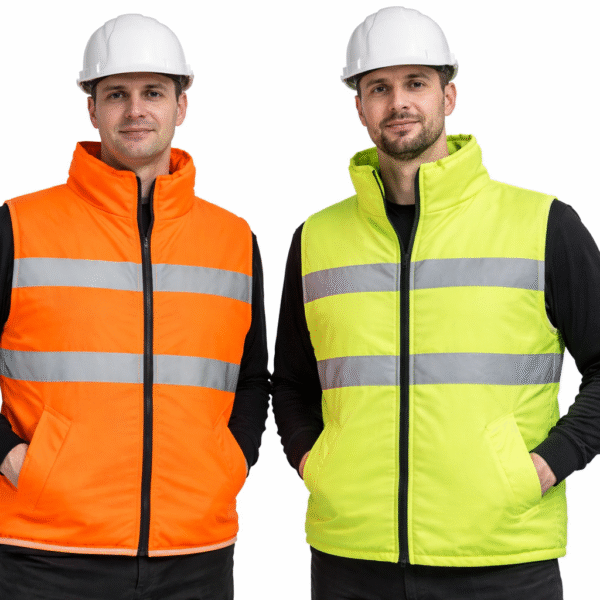 CHALECO TERMICO VIAL TRUCKER MATELASEADO CON REFLEX