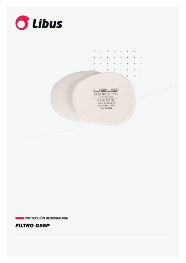 FITRO PARTICULAS P95 PARA CARTUCHO DE SEMIMASCARA LIBUS - Imagen 2