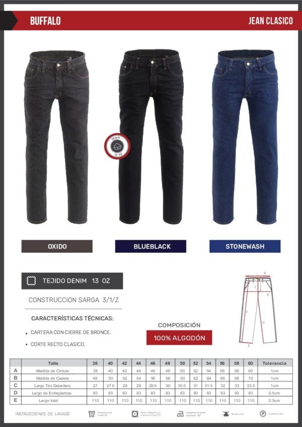 PANTALON JEAN BUFFALO - Imagen 2