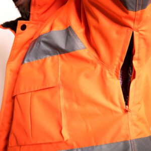 CAMPERA PARKA CORDERITO NARANJA VICSA