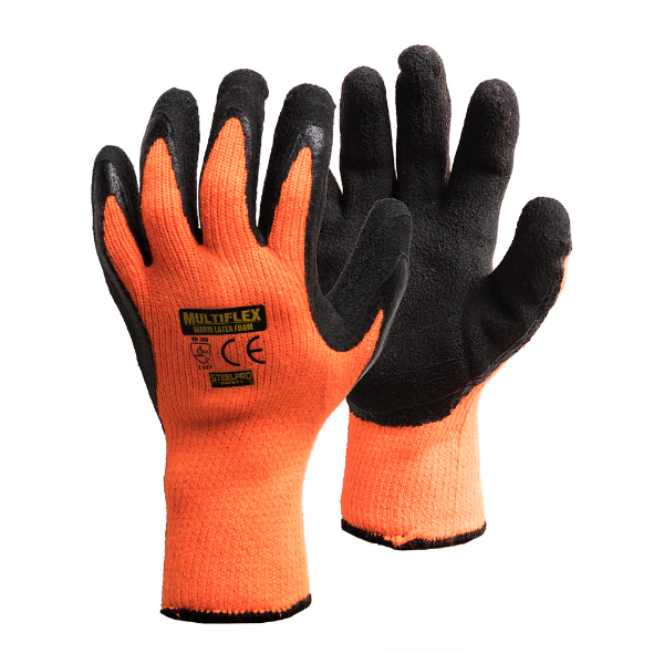 GUANTE MULTIFLEX WARM LATEX FOAM STEELPRO