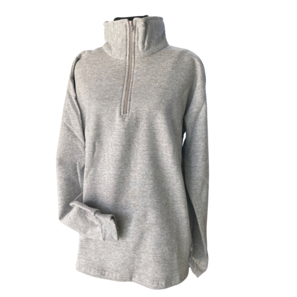 BUZO DEPORTIVO FRIZADO 1/2 CIERRE