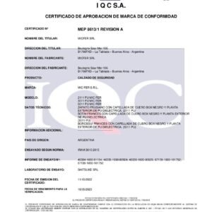 ZAPATO CON PUNTERA MICFER