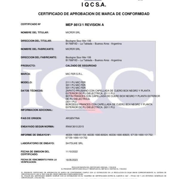 BOTIN CON PUNTERA MICFER