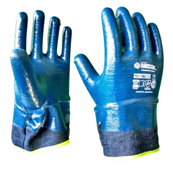 GUANTE NITRILO CARGO PUÑO DE SEGURIDAD RANDON