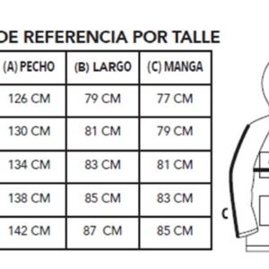 CAMPERA PARKA CORDERITO VICSA PERSONALIZADO