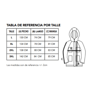 TRAJE EJECUTIVO LLUVIA AZUL 2 PIEZAS VICSA