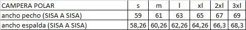 CAMPERA POLAR PAMPERO LIQUIDACION!! - Imagen 6