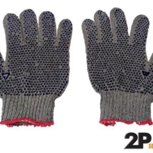 GUANTE TEJIDO MOTEADO PESADO GRIS