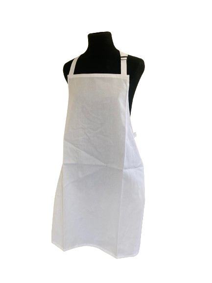 DELANTAL GABARDINA BLANCO 2P SEGURIDAD