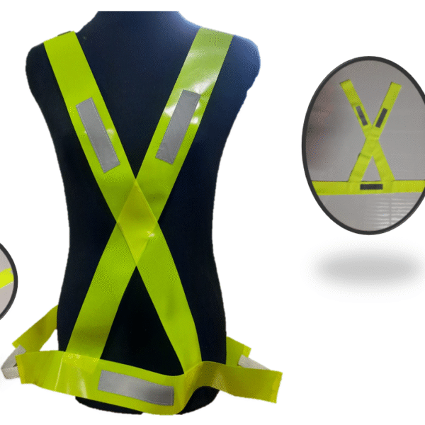 BANDOLERA PVC CON REFLEX
