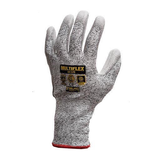 GUANTE MULTIFLEX CUT-5 PU (ANTICORTE) STEELPRO