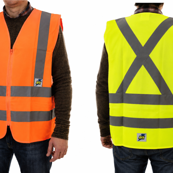 CHALECO VIAL CLASE 2 VICSA AMARILLO Y NARANJA